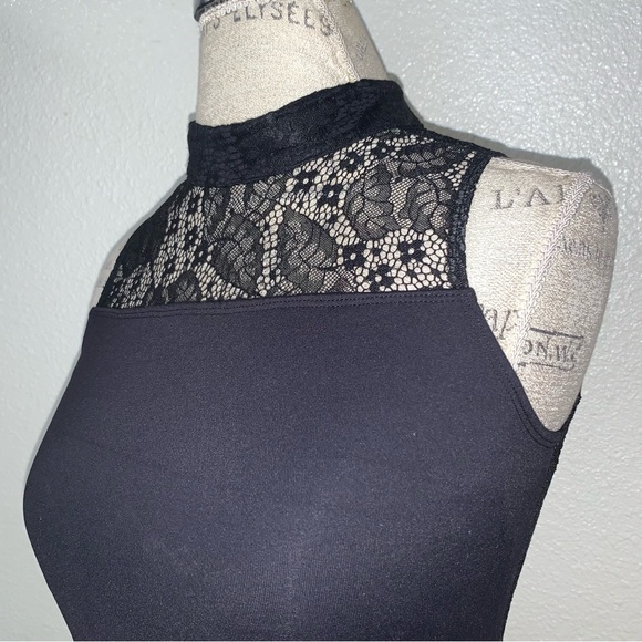 Limiles Dance High Neck Lace Leotard - Picture 3 of 11